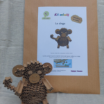 J éduc - Kit créatif - carton - singe
